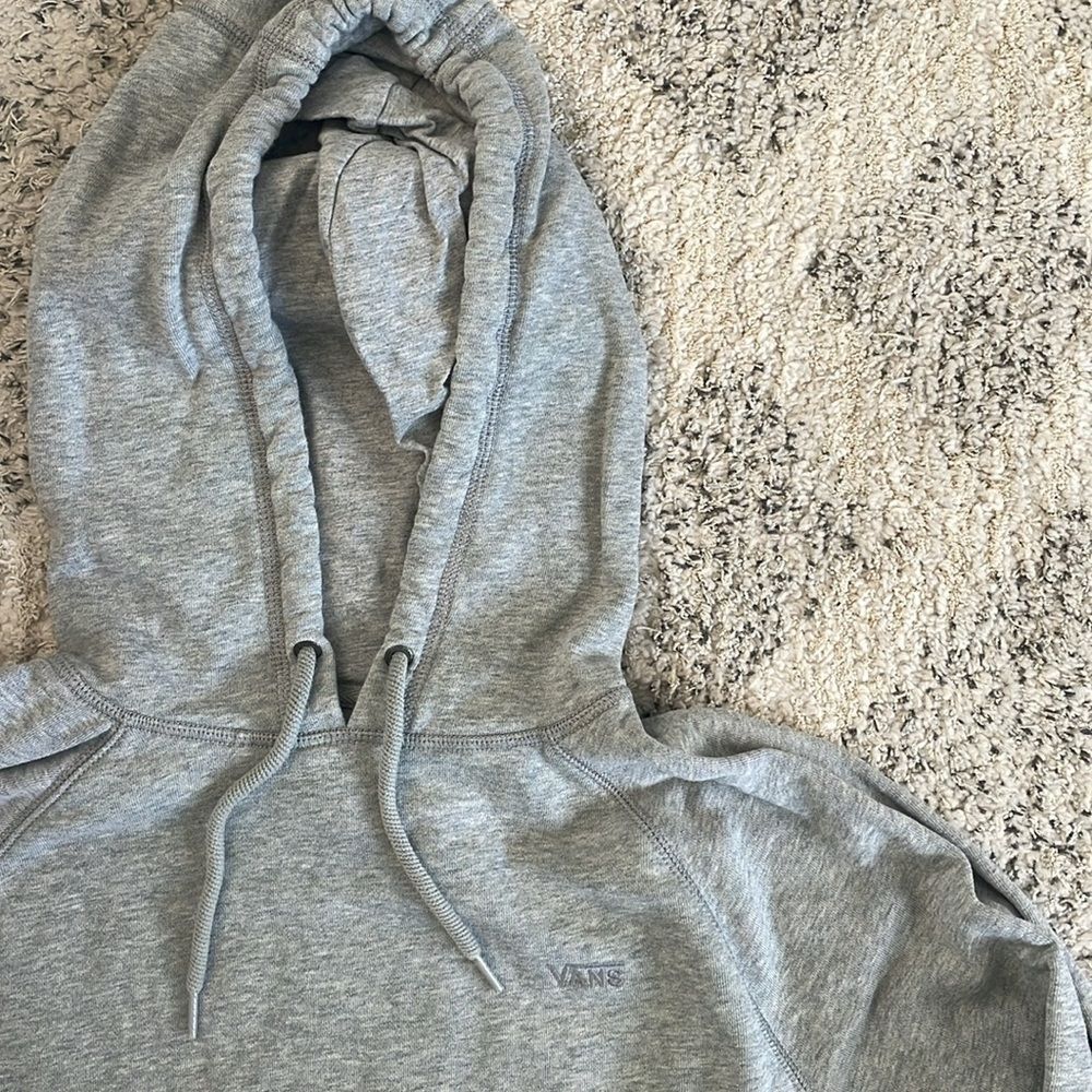 Vans Gray Heather Hoodie Mens Medium - Picture 2 of 8